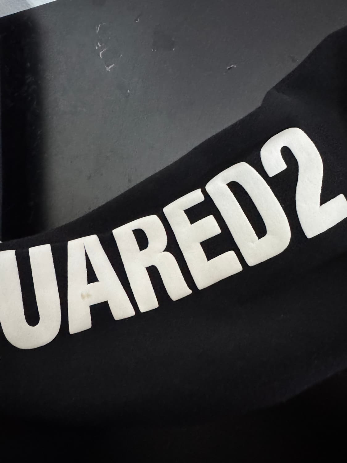 디스퀘어드2 뒷 스펠로고 후드집업 XL 블랙 상품이미지3