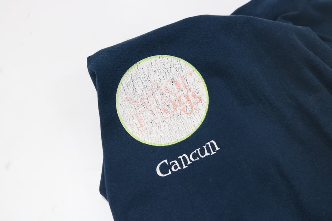 세뇨르 프로그 빈티지 멕시코 캔쿤 테킬라 그래픽 반팔 티셔츠 (L) 상품이미지6
