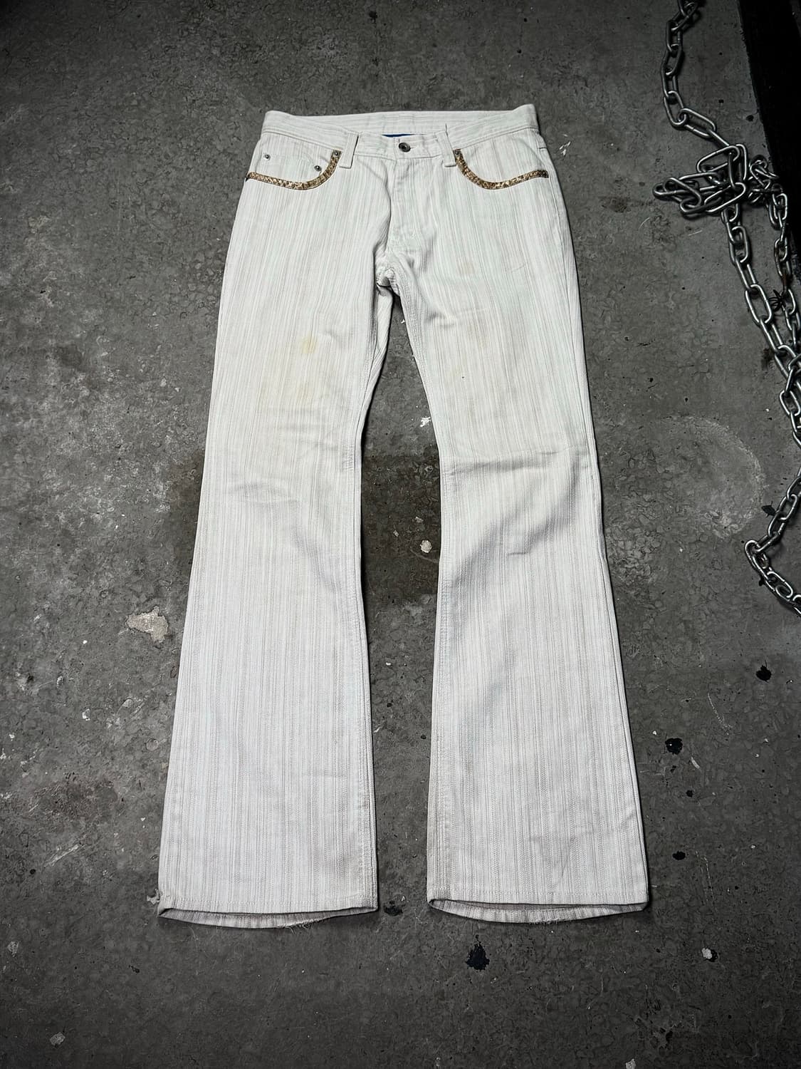 Python Detail Boot-cut Pants 상품이미지4