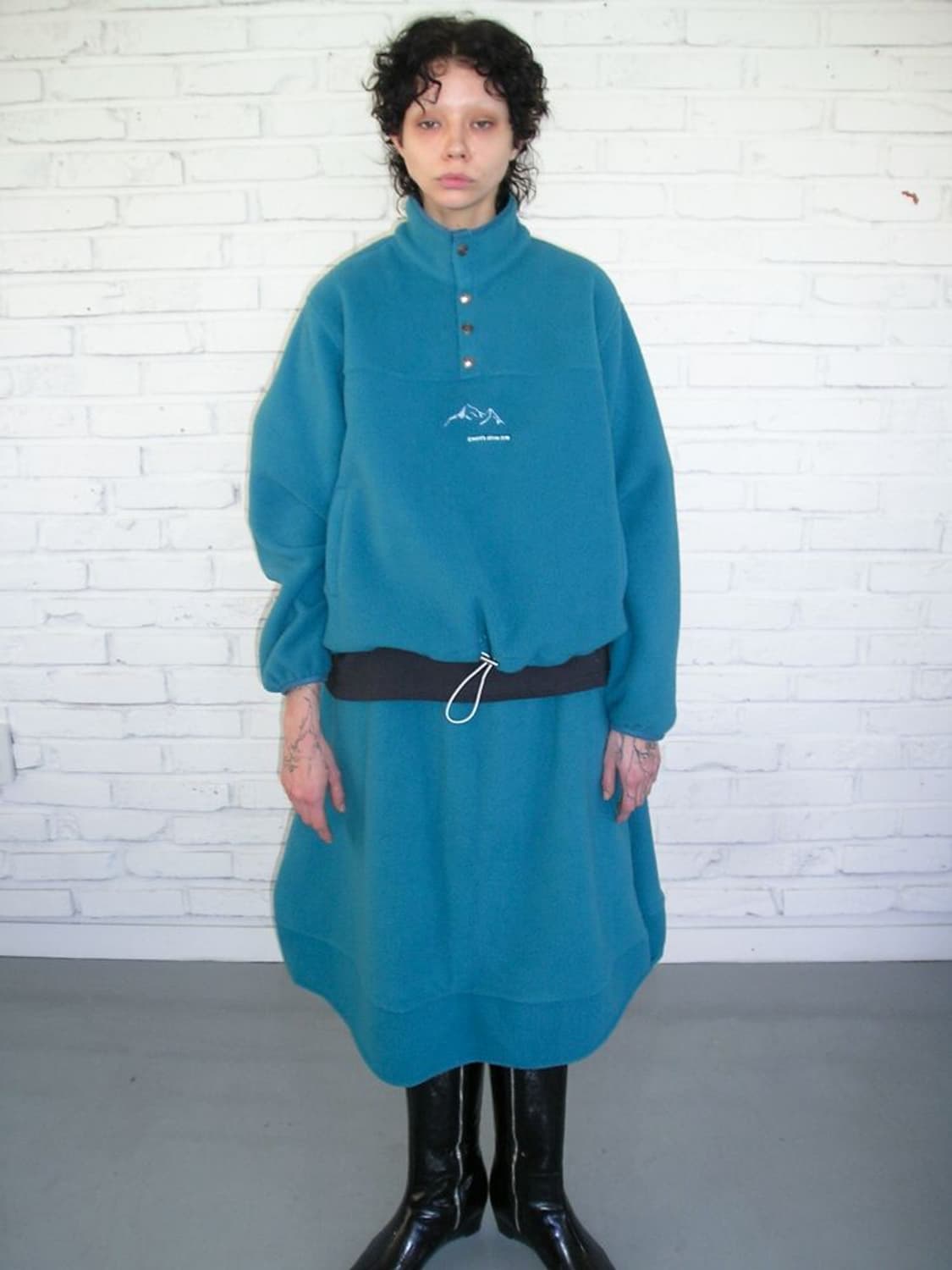 에옹쓰 mountain fleece set deep green 상품이미지1