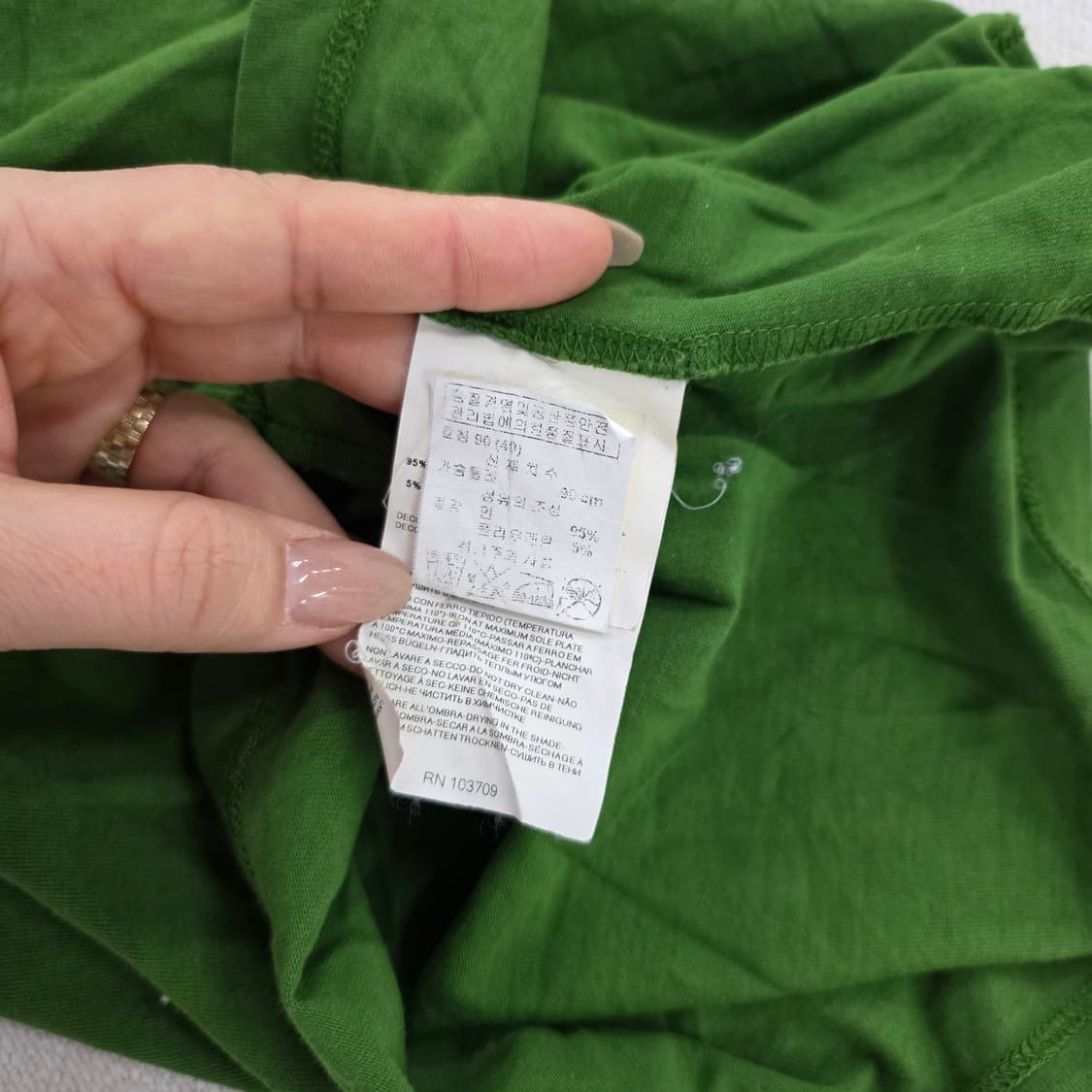 [S] 아르마니 진스 긴팔티  0223J 상품이미지5