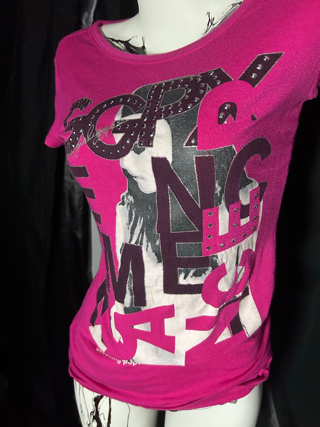 GGPX magazine pink gal y2k tee 상품이미지2