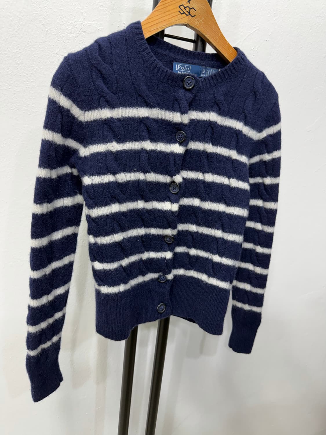 정품) 폴로랄프로렌 25ss 여성 스트라이프 가디건 XS 상품이미지2