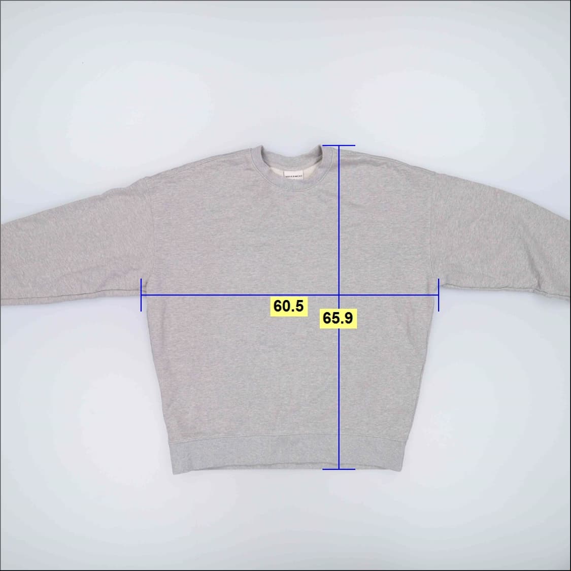 S 소버먼트 오버핏 맨투맨 0410H1 상품이미지5