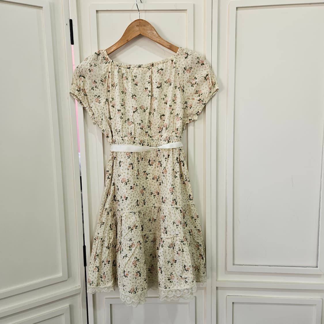 핑크하우스(PINK HOUSE) 로즈 플라워 레이스 원피스 상품이미지5