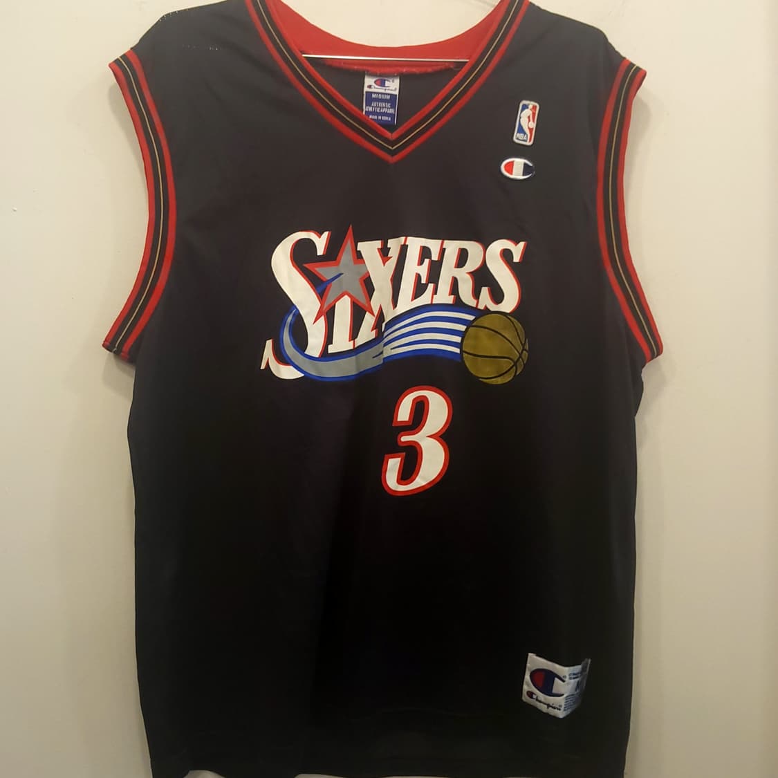 챔피온 식서스 아이버슨 3 메쉬 농구 져지/ M 상품이미지2