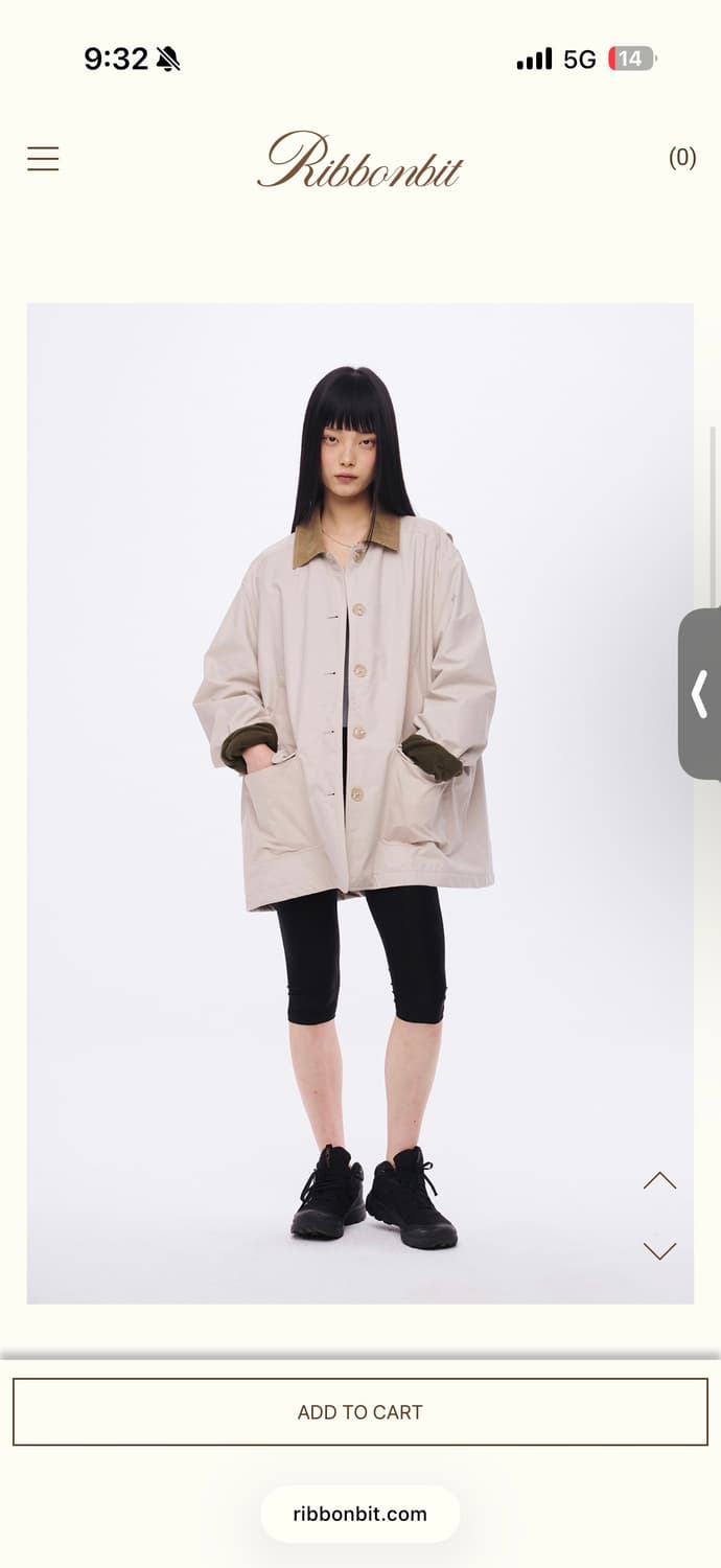 리본빛 리본빛 린다 점퍼 베이지  상품이미지4