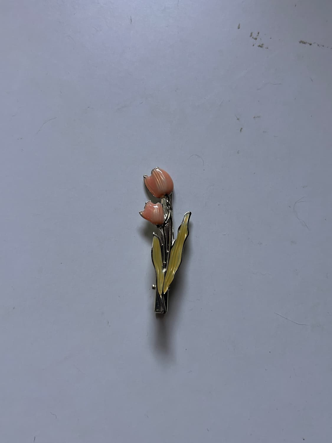 튤립 헤어핀 핑크  상품이미지1
