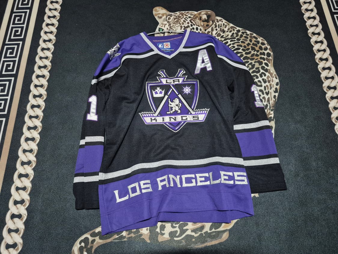 90's 스타터 로스엔젤레스 킹스 올드스쿨 하키 져지 L 상품이미지1