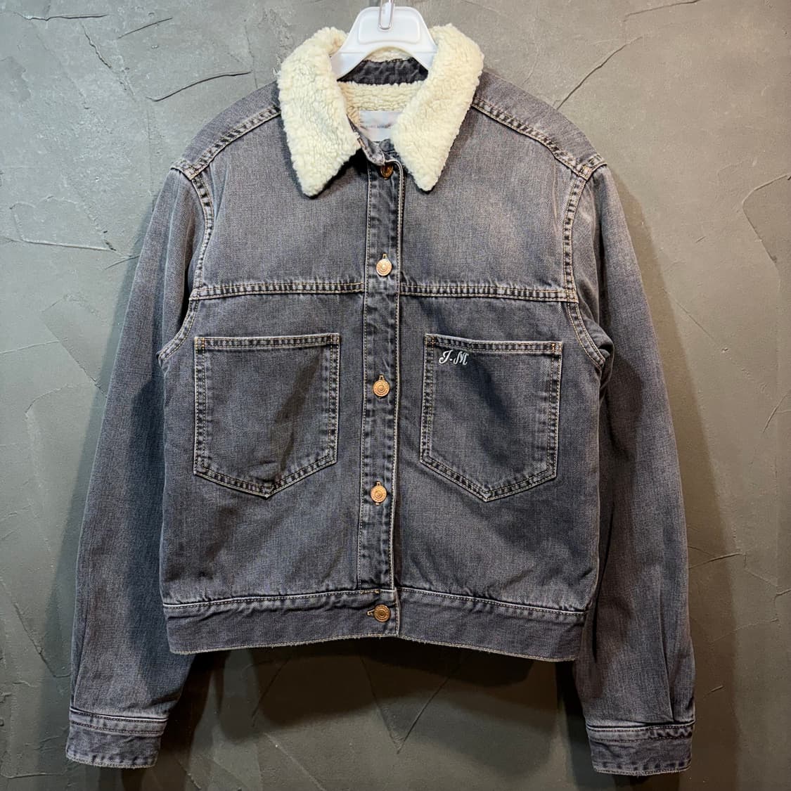 [36] ISABEL MARANT 이자벨 마랑 데님 쉐르파 자켓 상품이미지1