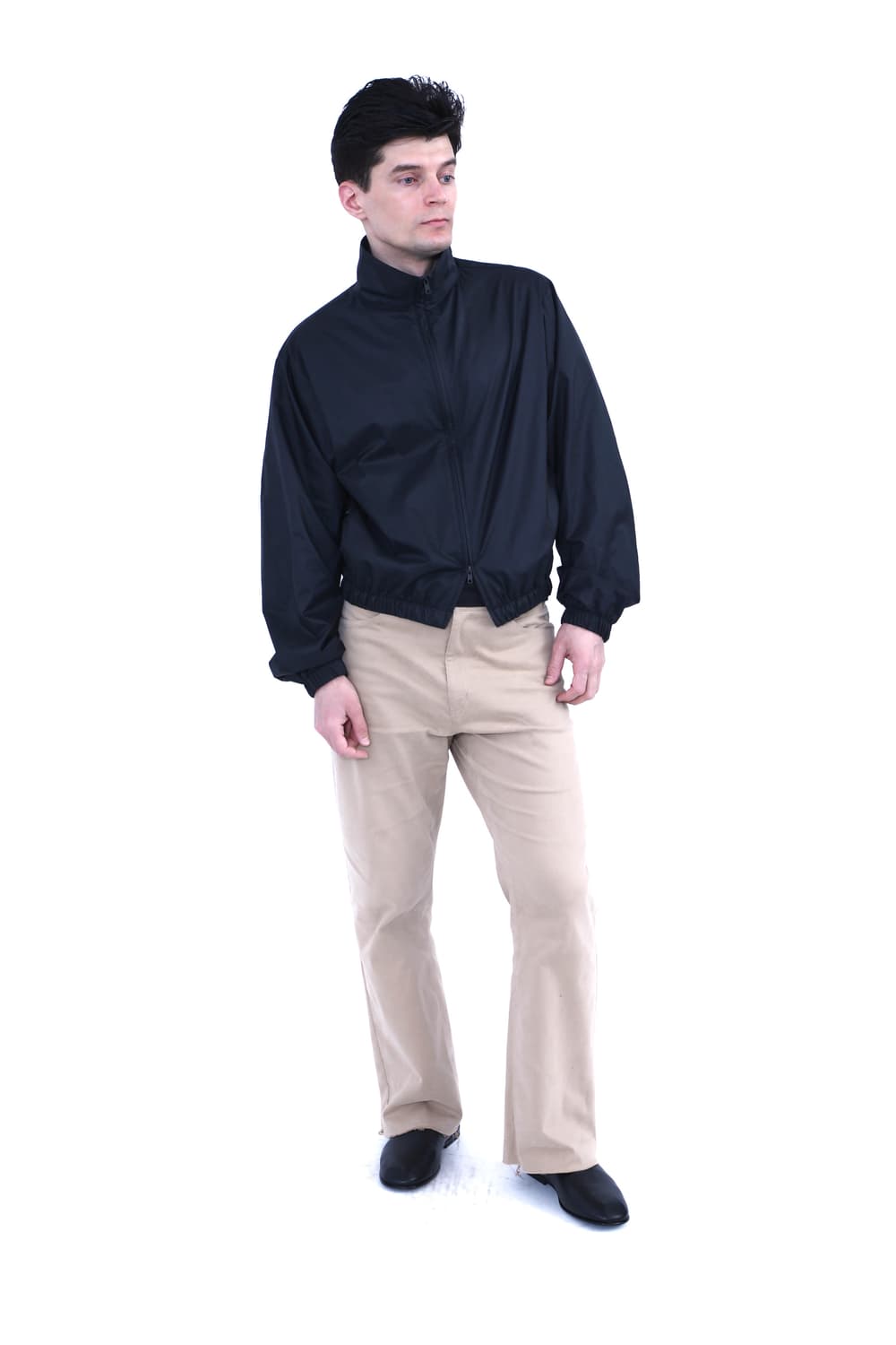 a.ta 바람막이 하이넥 윈드재킷 블랙 L 상품이미지2