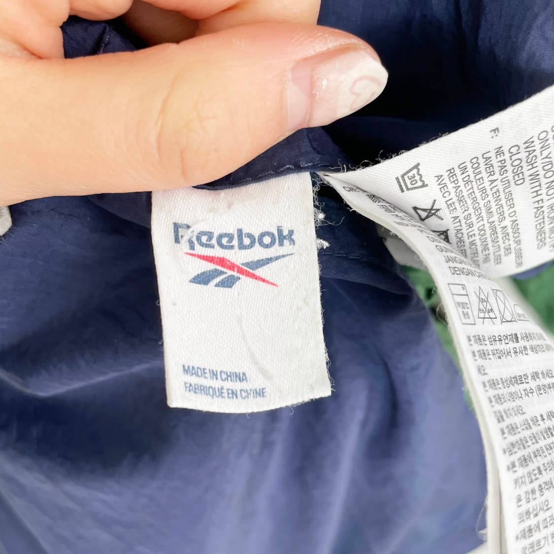 F2 리복 올드스쿨 나일론 트랙 패딩자켓 XL사이즈 상품이미지5