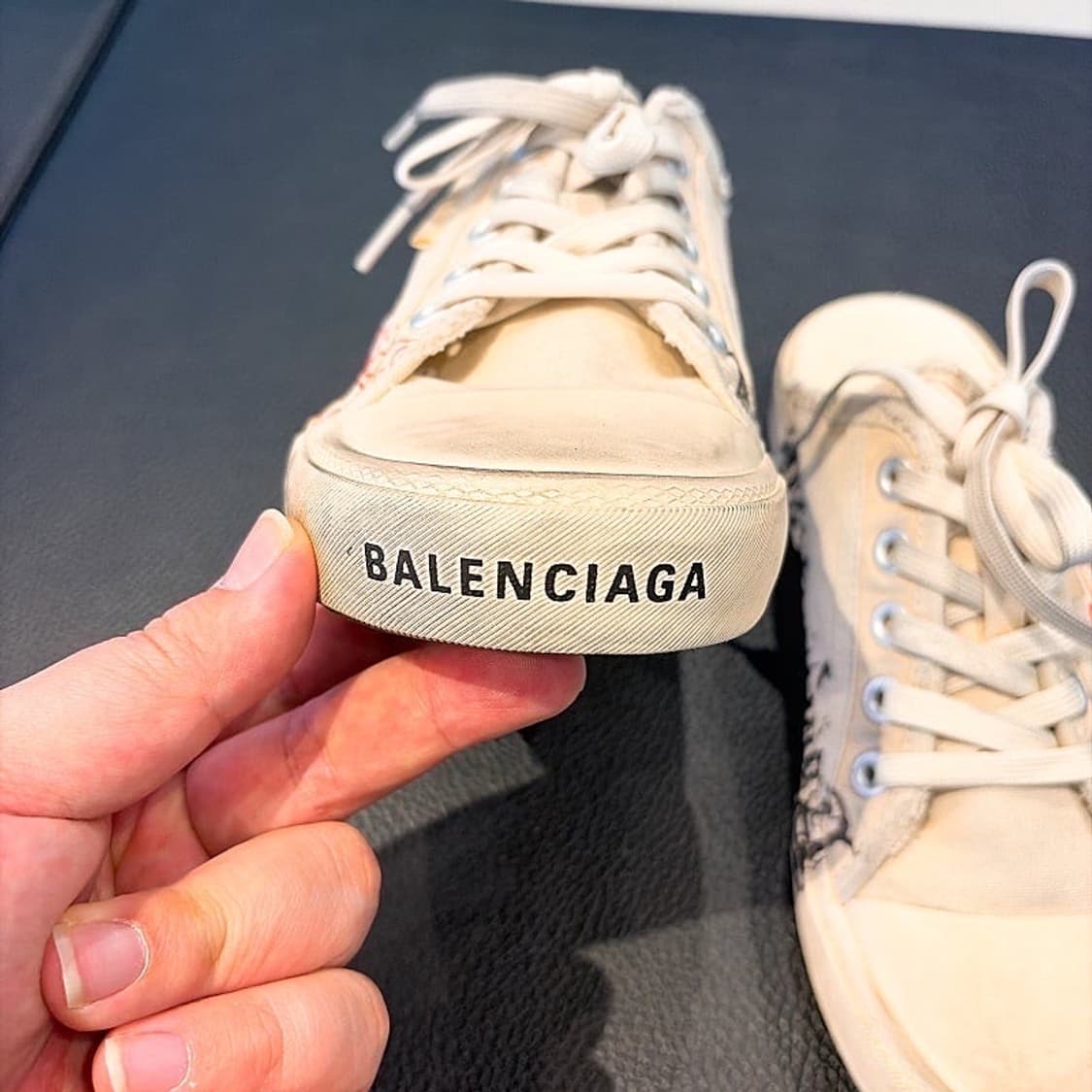 (정품/새상품) 발렌시아가 여성 베이지 빈티지 파리스 뮬 상품이미지2