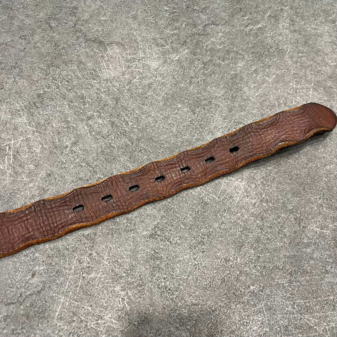 빈티지 소가죽 신주 벨트 상품이미지3