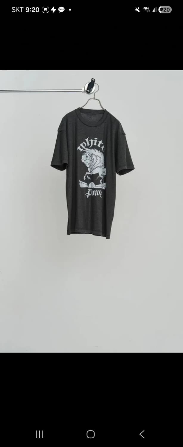 바디송 bodysong 화이트 포니 반팔 s 상품이미지2