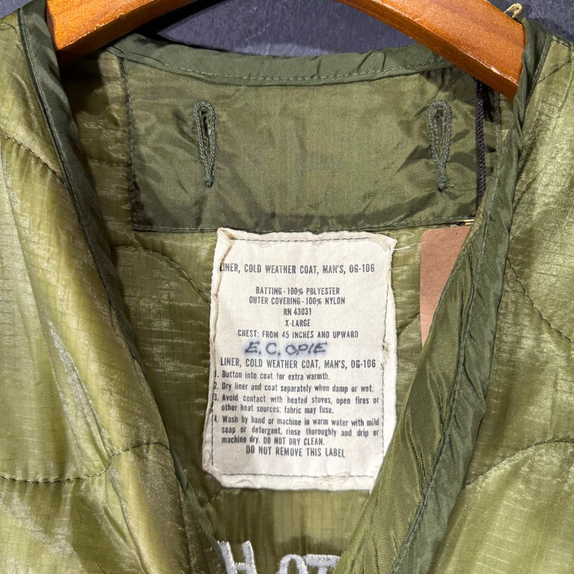 스누피 밀리터리 라이너 OLD_8350 상품이미지5