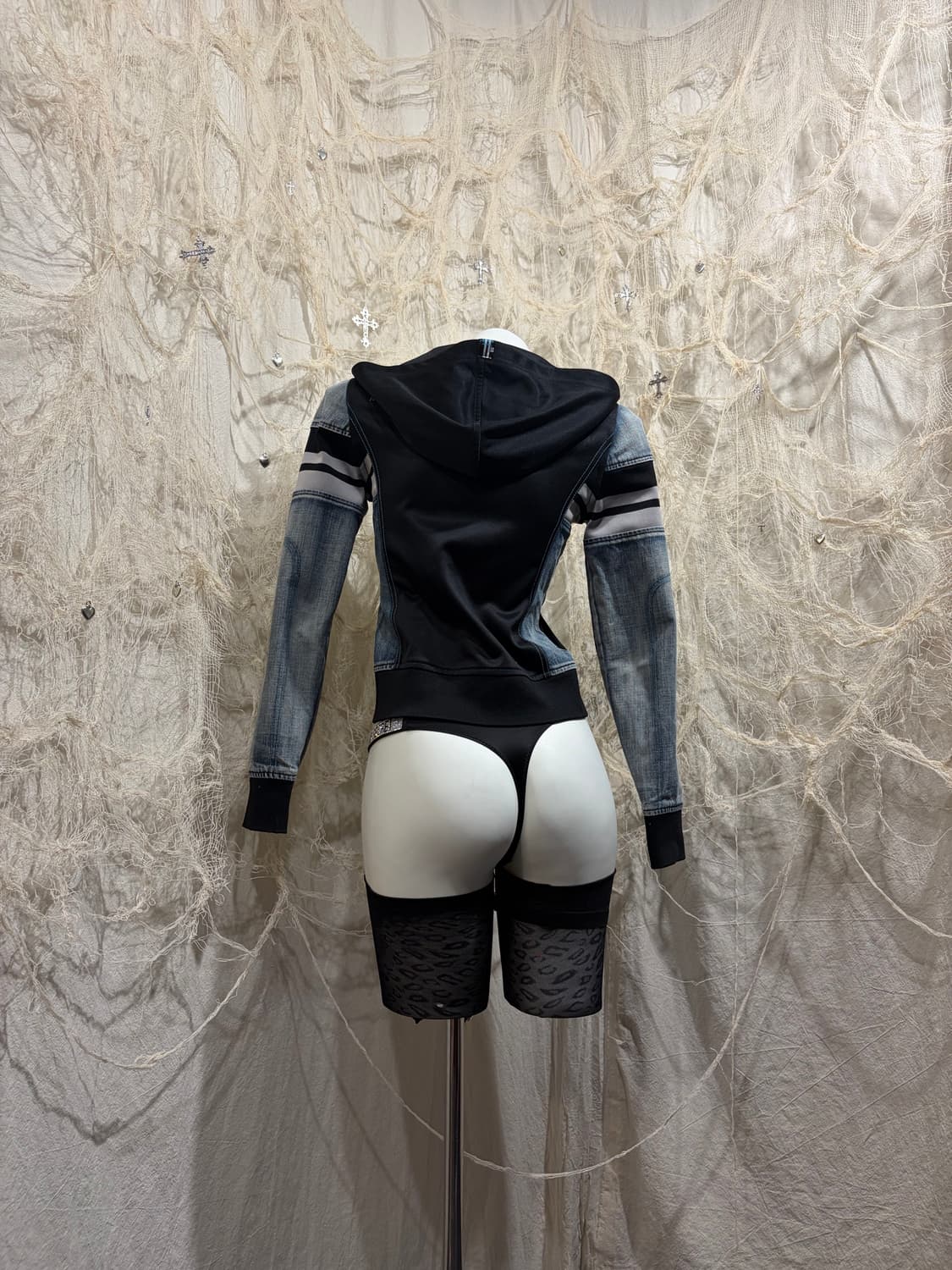 EXR 00‘s washing patch track hoodie zip  상품이미지2