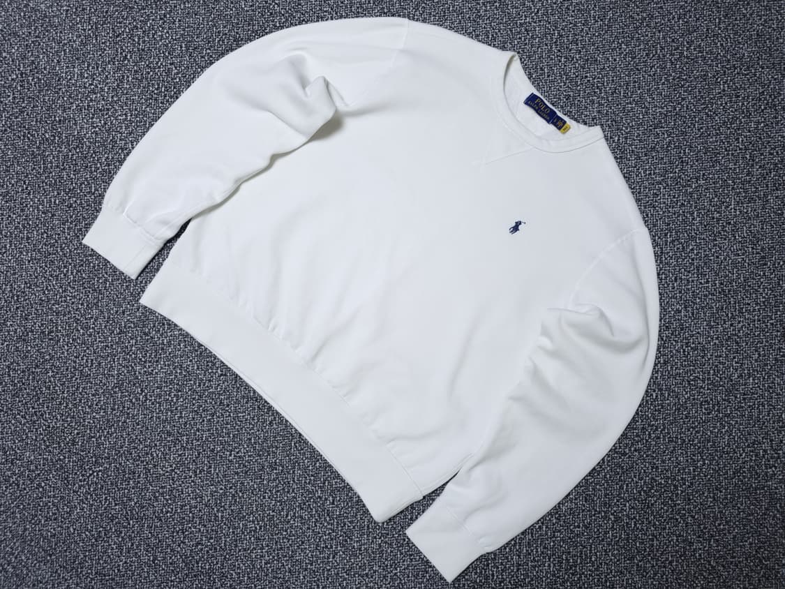 [무료배송][100]폴로 남성용 기모 맨투맨 긴팔티 상품이미지3