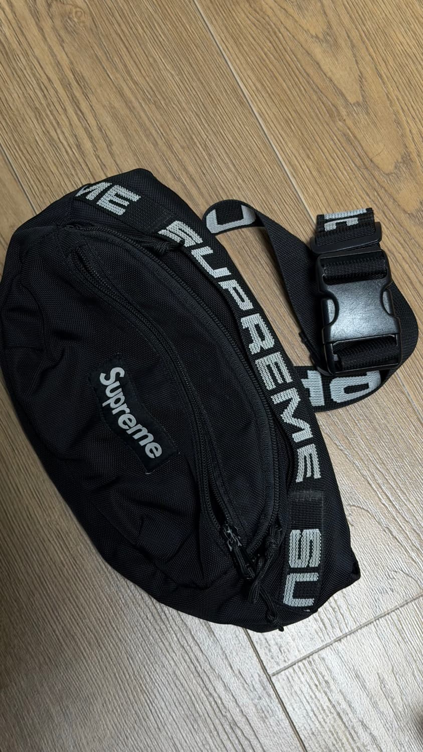 슈프림 웨이스트백 블랙 - 18SS 상품이미지2