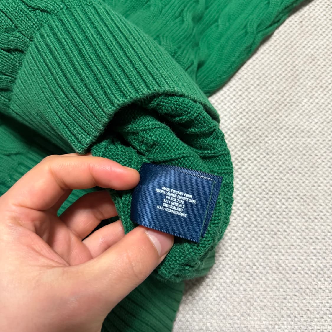 폴로 랄프로렌 케이블 니트 상품이미지3