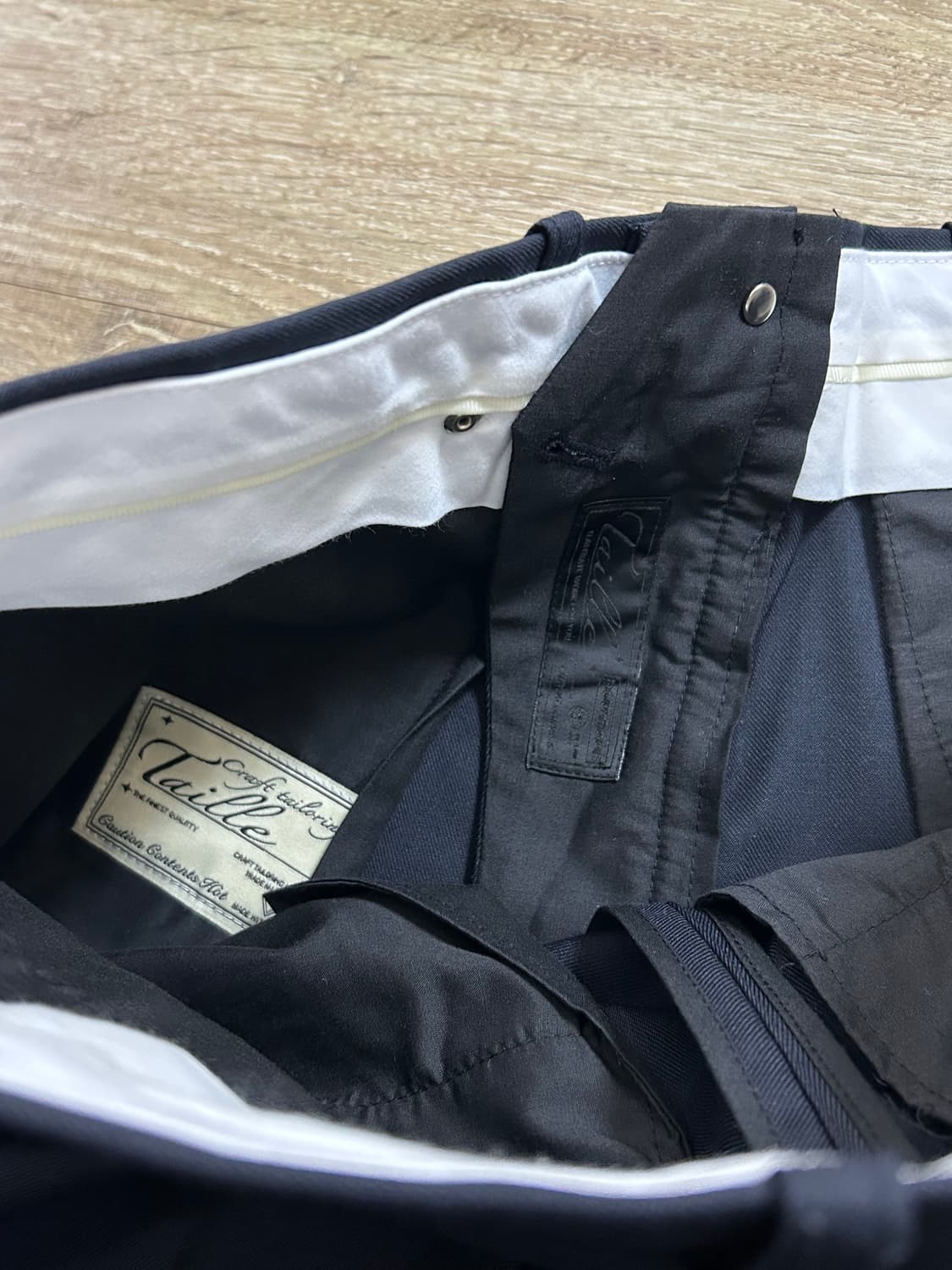 타일레 네이비 울 팬츠 상품이미지5