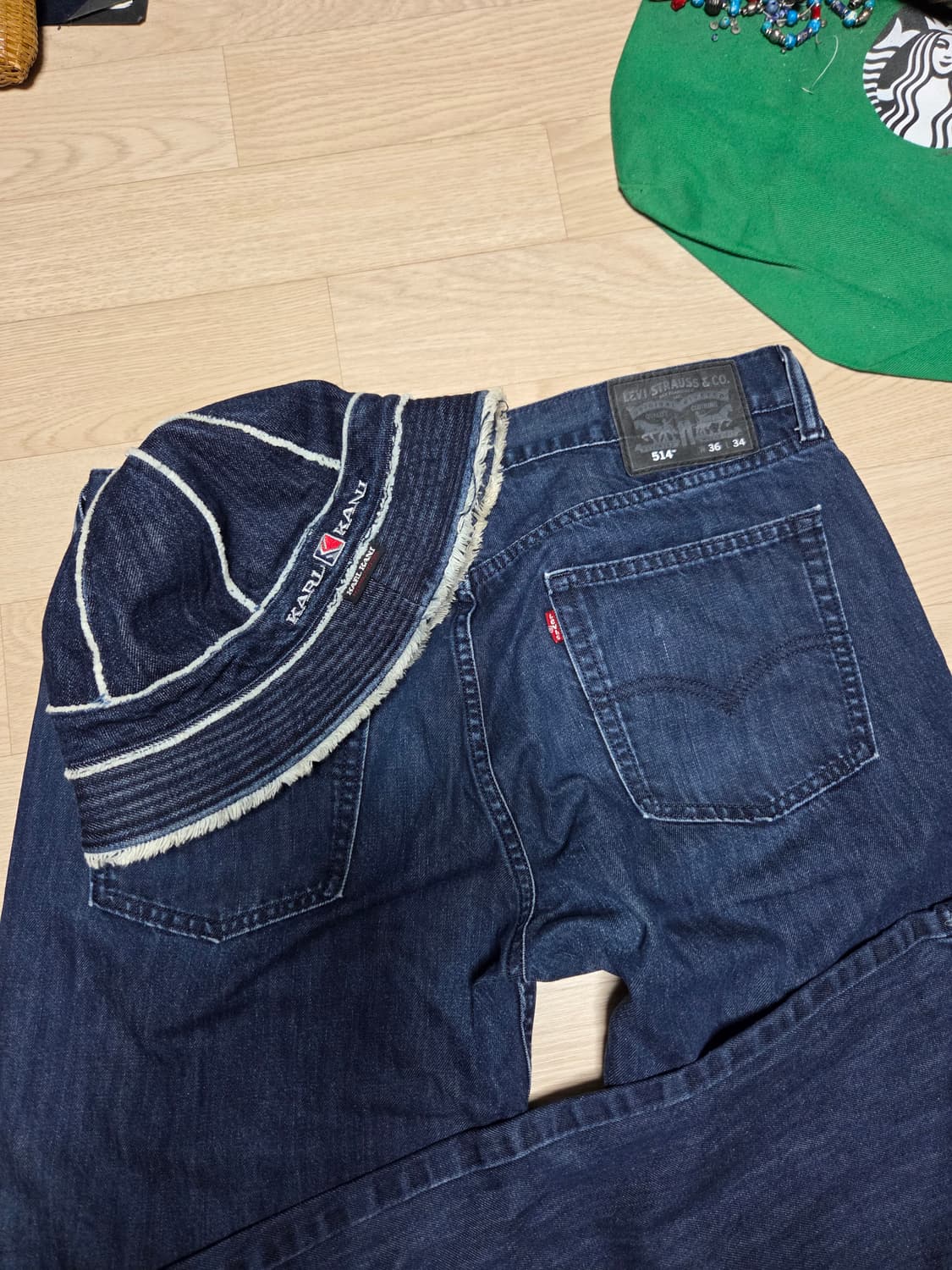 리바이스 514 인디고 데님 청바지 팬츠 36 34 상품이미지6