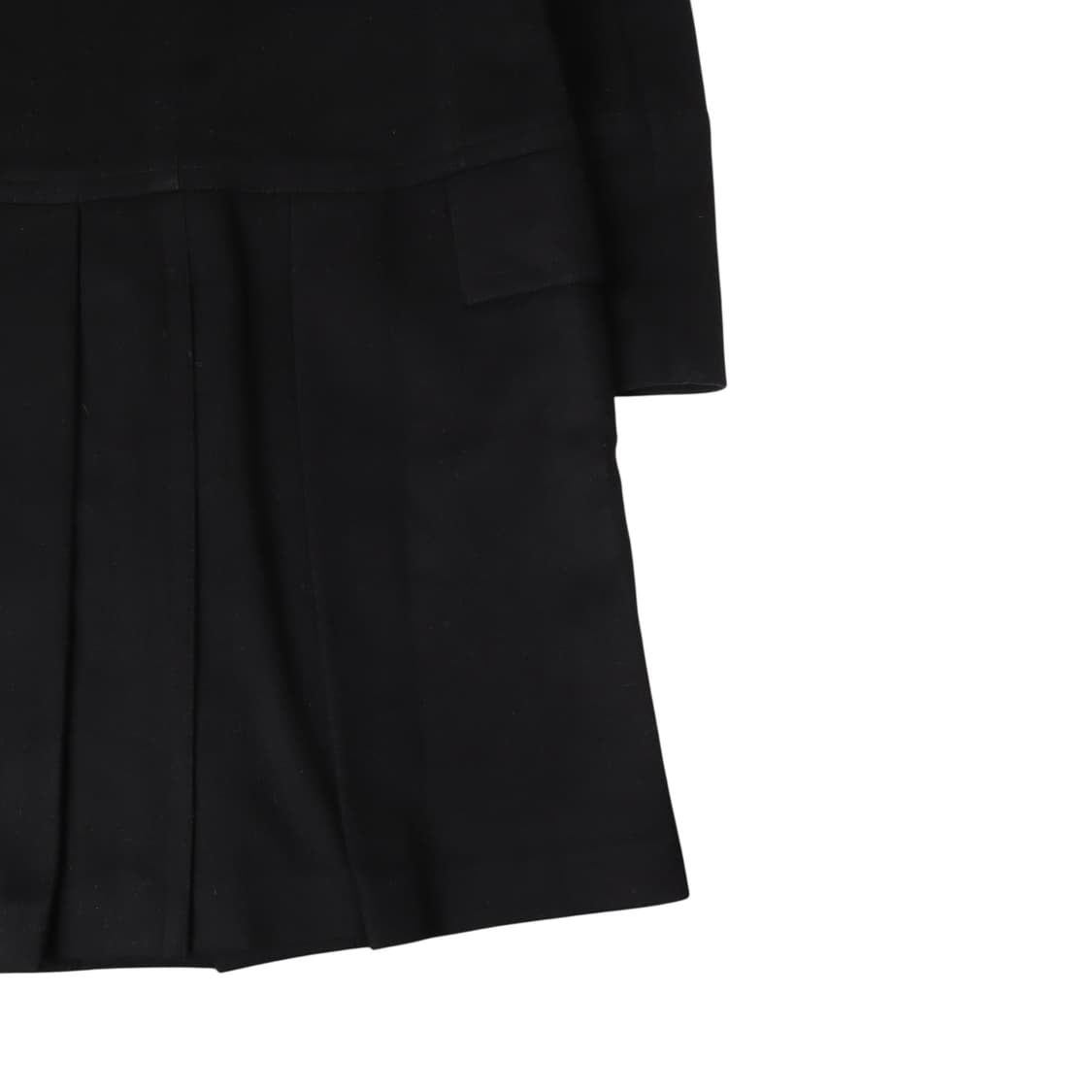 버버리 런던 블랙 울 캐시미어 견장 코트 상품이미지7