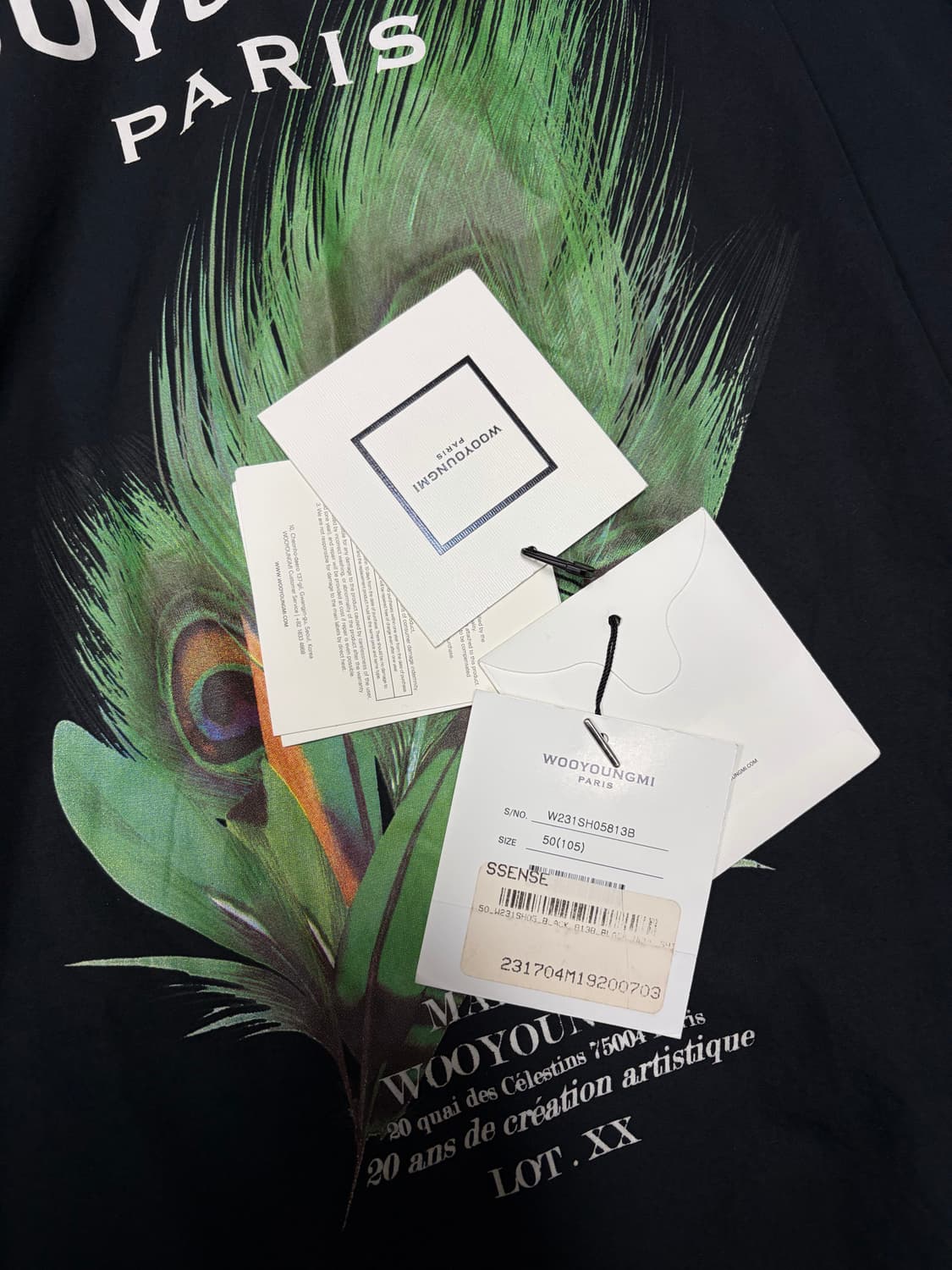 우영미 깃털 백로고 셔츠[2361] 상품이미지10