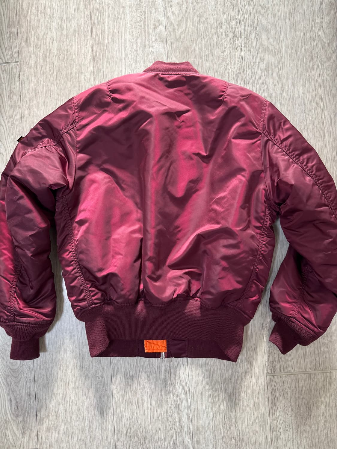 알파인더스트리 ma1 버건디 상품이미지3