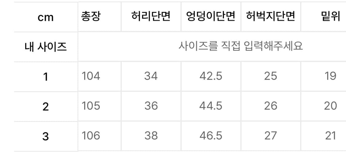 오도어 인디 로우 진 3size 상품이미지2