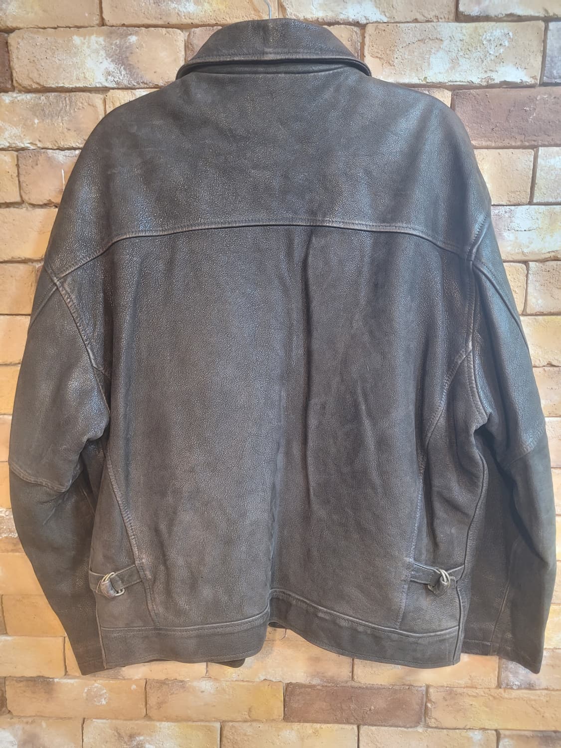 90' Lee 리 가죽 자켓 브라운 100 상품이미지2