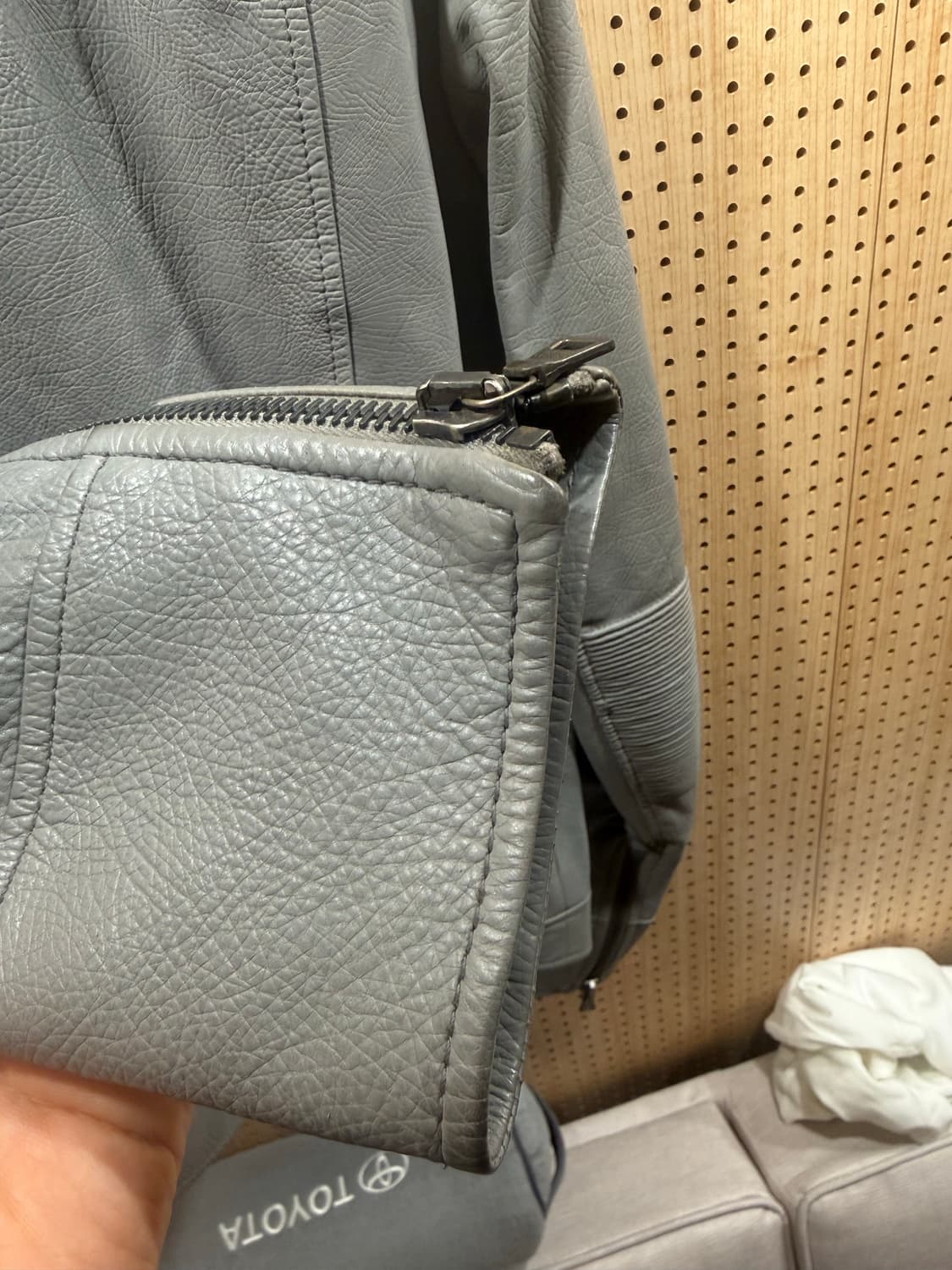 PRADA 2011 Leather Biker Jacket 상품이미지4