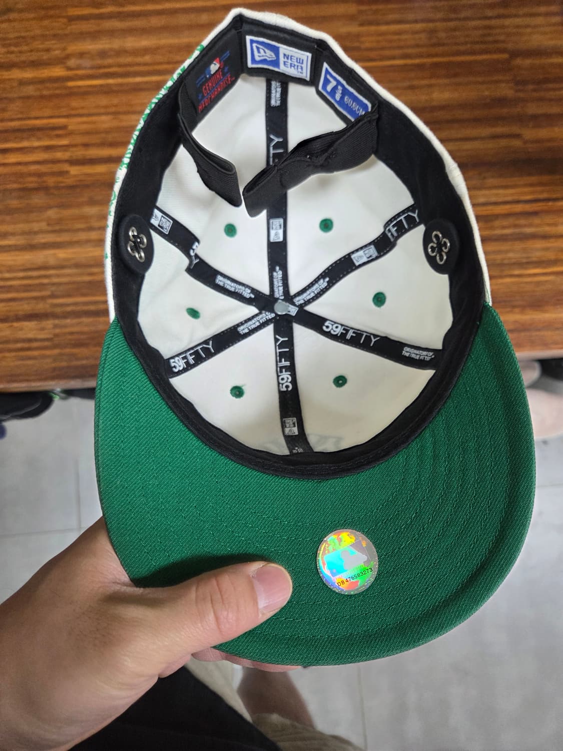 뉴에라 뉴욕양키즈 레터링 스냅백 모자 60.6cm 상품이미지5