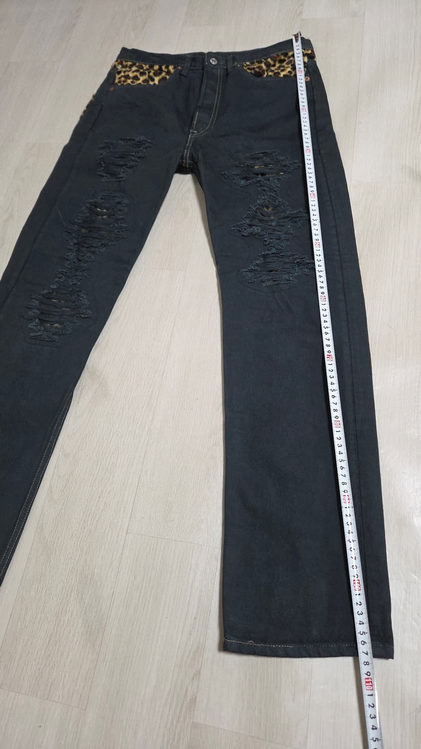 (착샷) 리바이스 501 호피진 레오파드 데님 상품이미지6