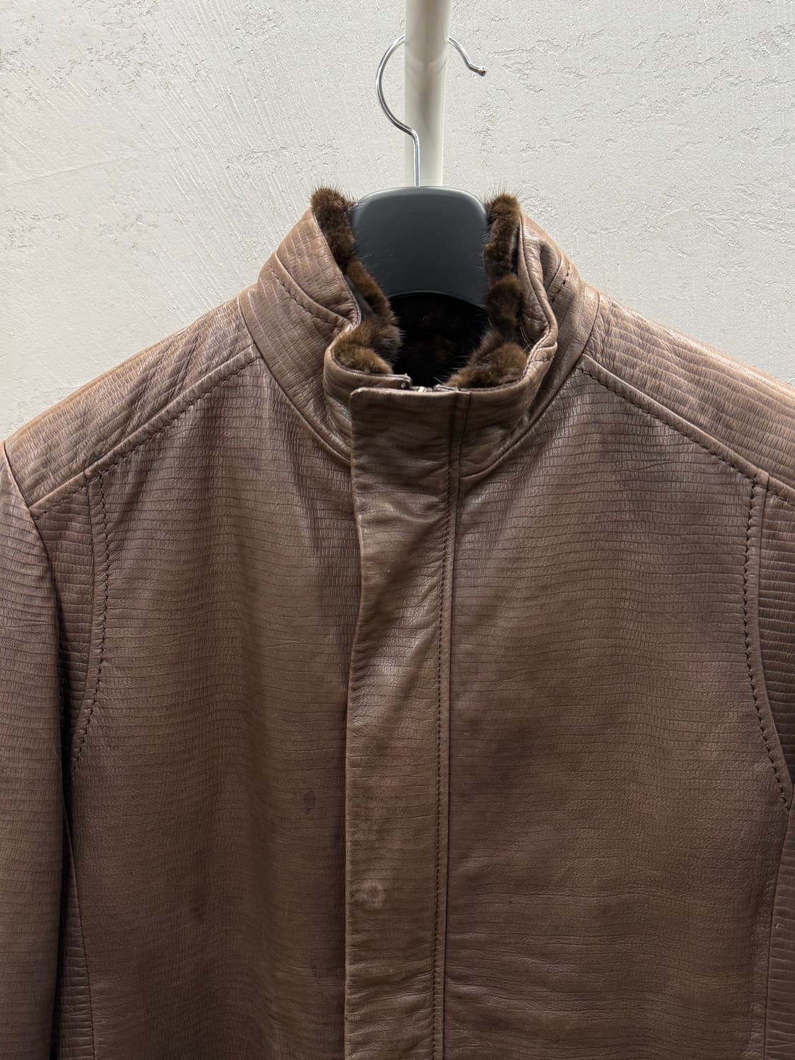 MAESTRO 마에스트로 양가죽 밍크자켓 100 상품이미지3