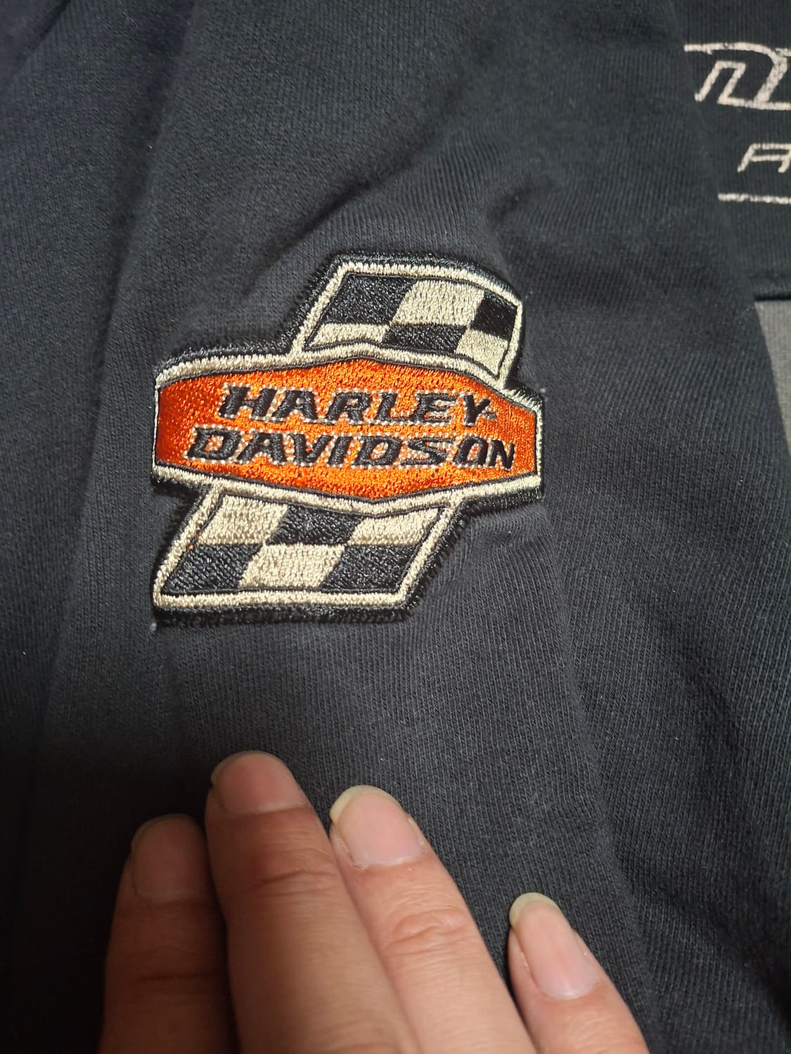 할리데이비슨 스크리밍이글 레터링 후드 상품이미지4