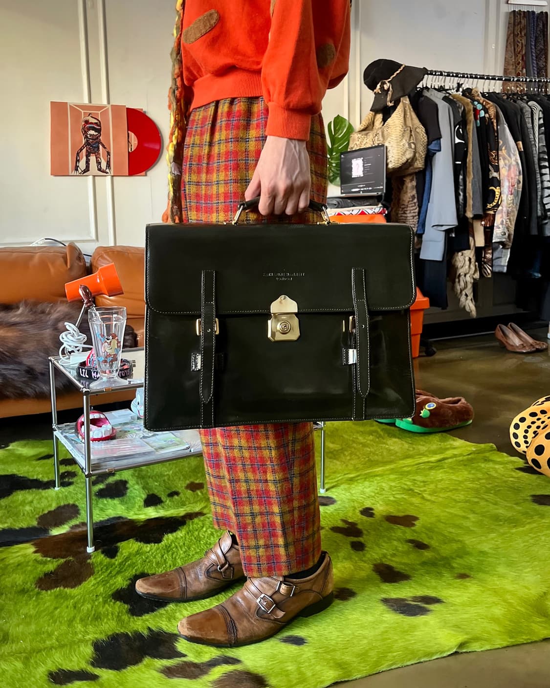 1980-90s KATHARINE HAMNETT Business Bag 상품이미지2