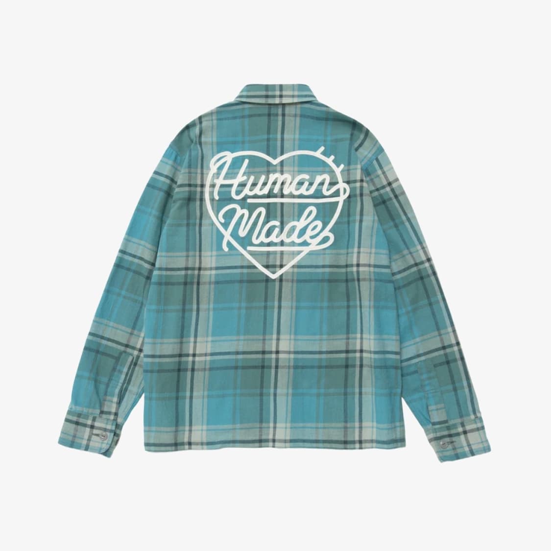 M)휴먼메이드 울 체크 셔츠 상품이미지1