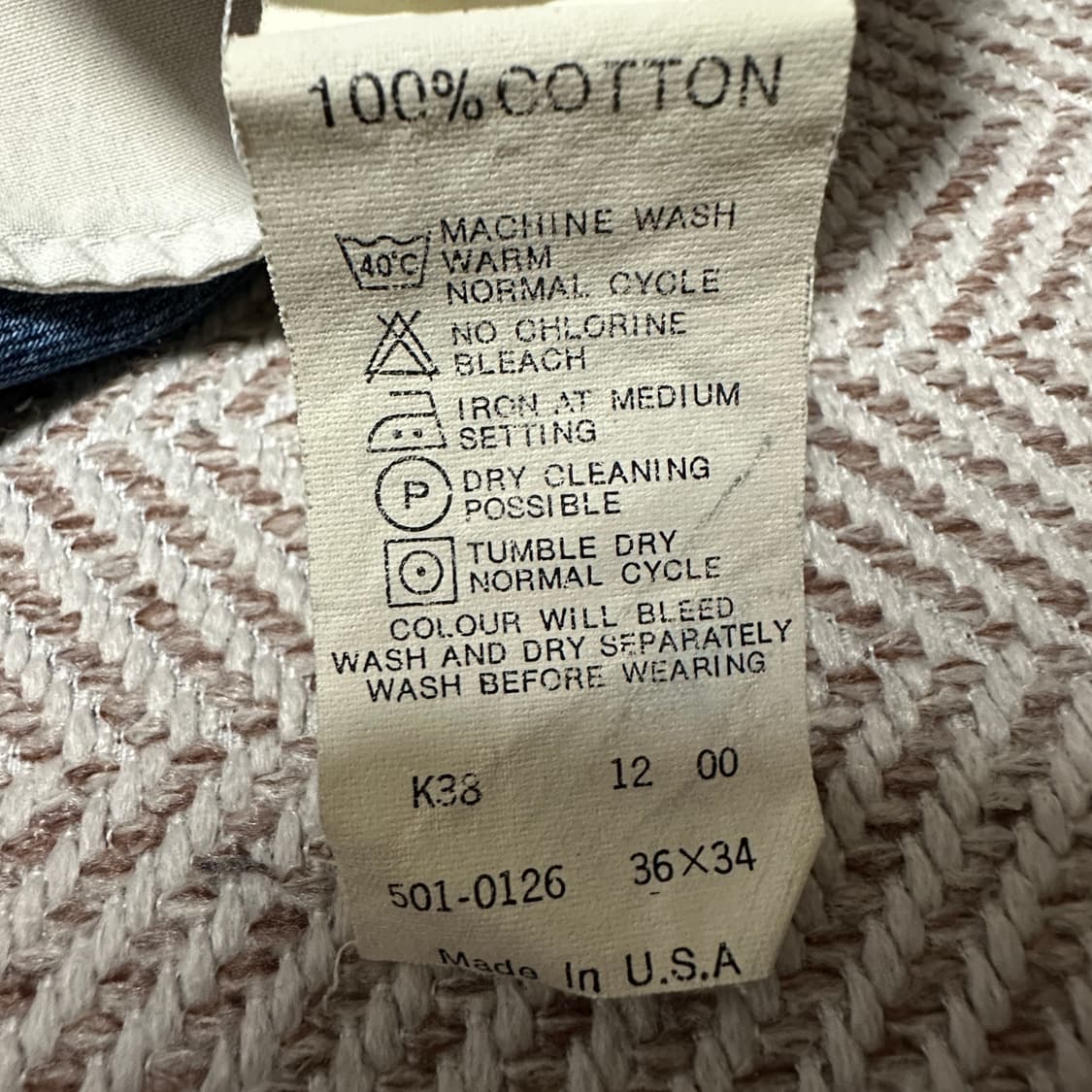 LEVI'S 501 00's usa made denim pants 상품이미지6