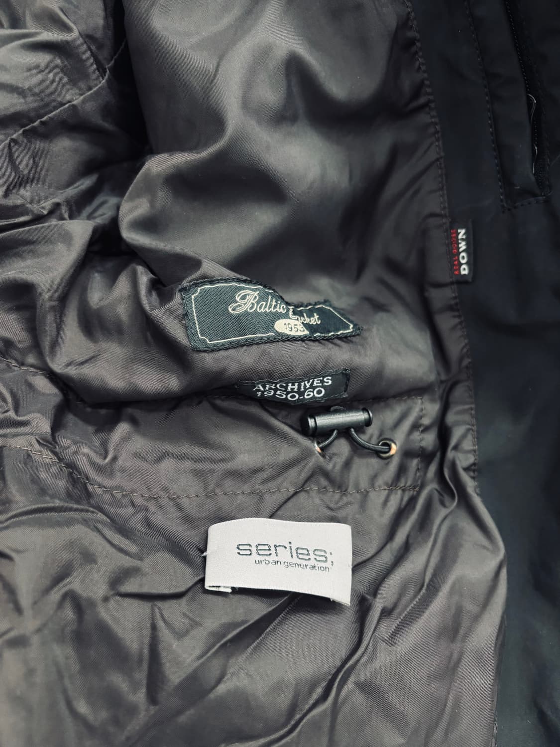 시리즈 HISTORIC 거위털 패딩 자켓 블랙 상품이미지6