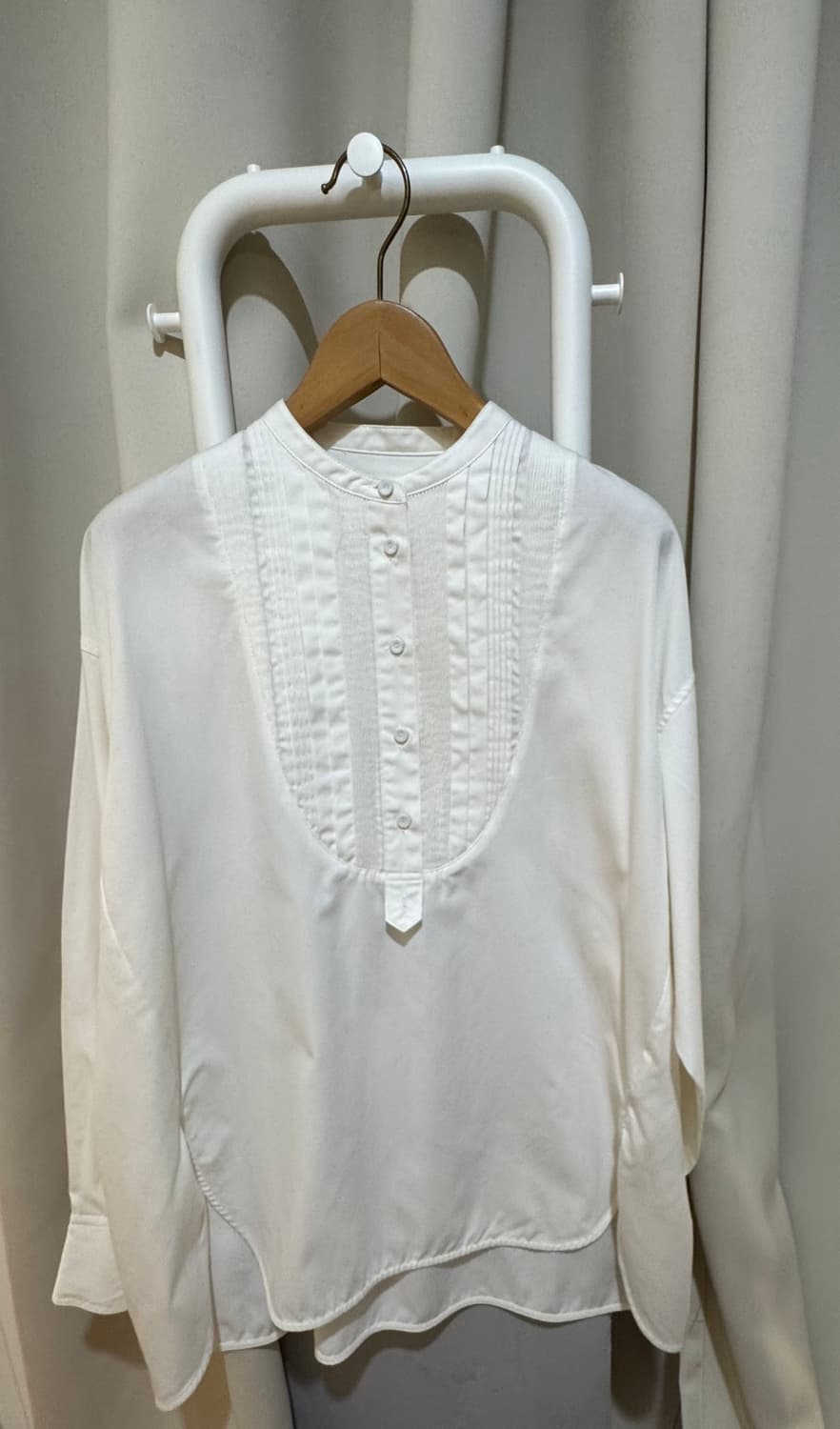 machatt 노카라 드레이프드레스 셔츠  상품이미지6