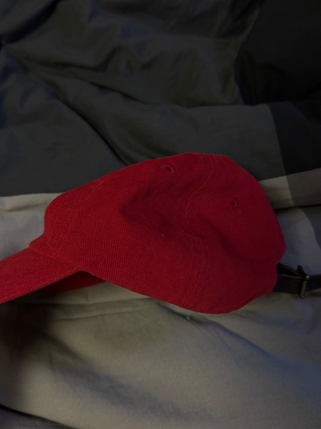 애프터프레이 레터링 레드 볼캡 상품이미지3