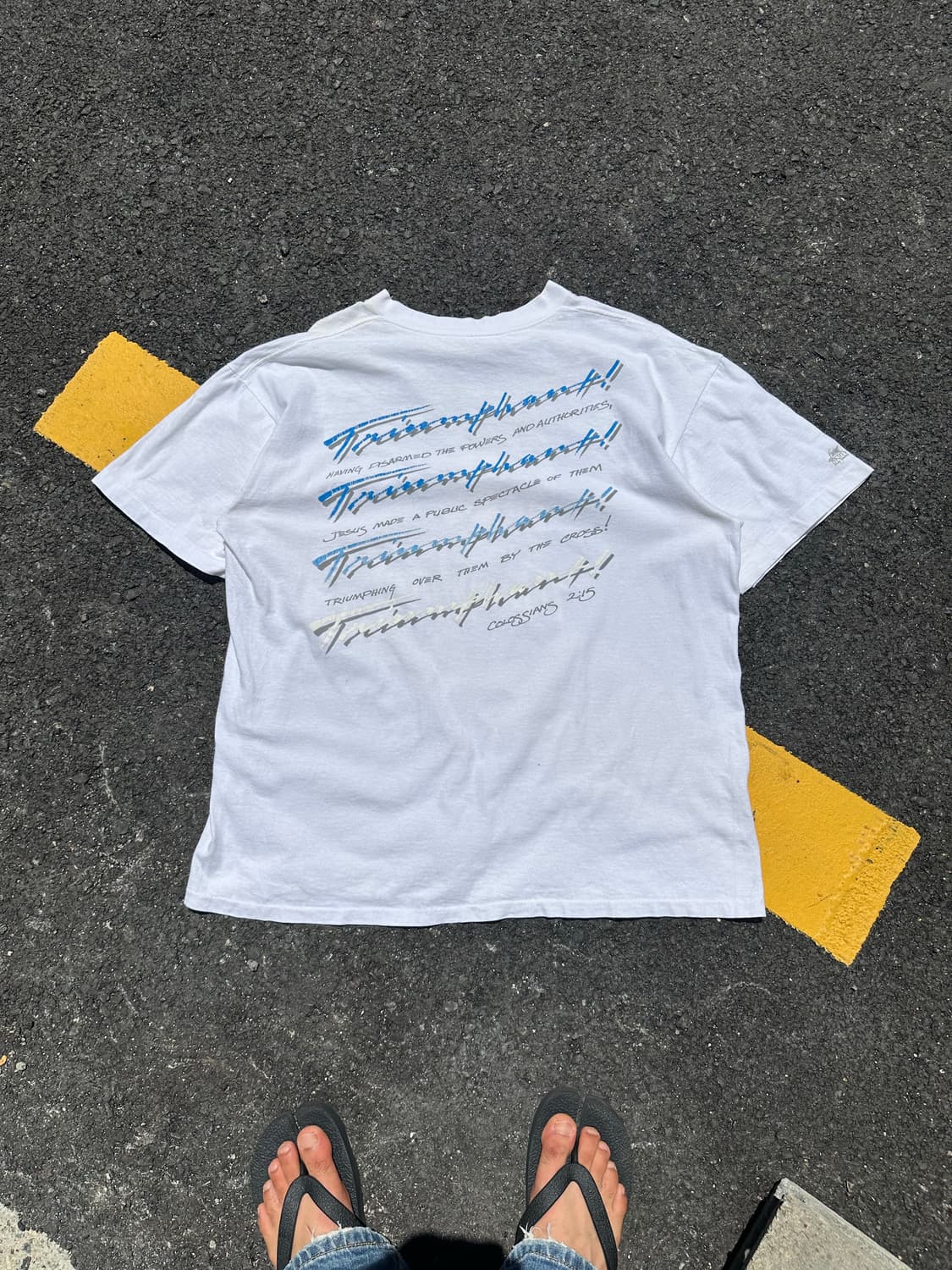90’s Triumphant Lion art print single T 상품이미지7