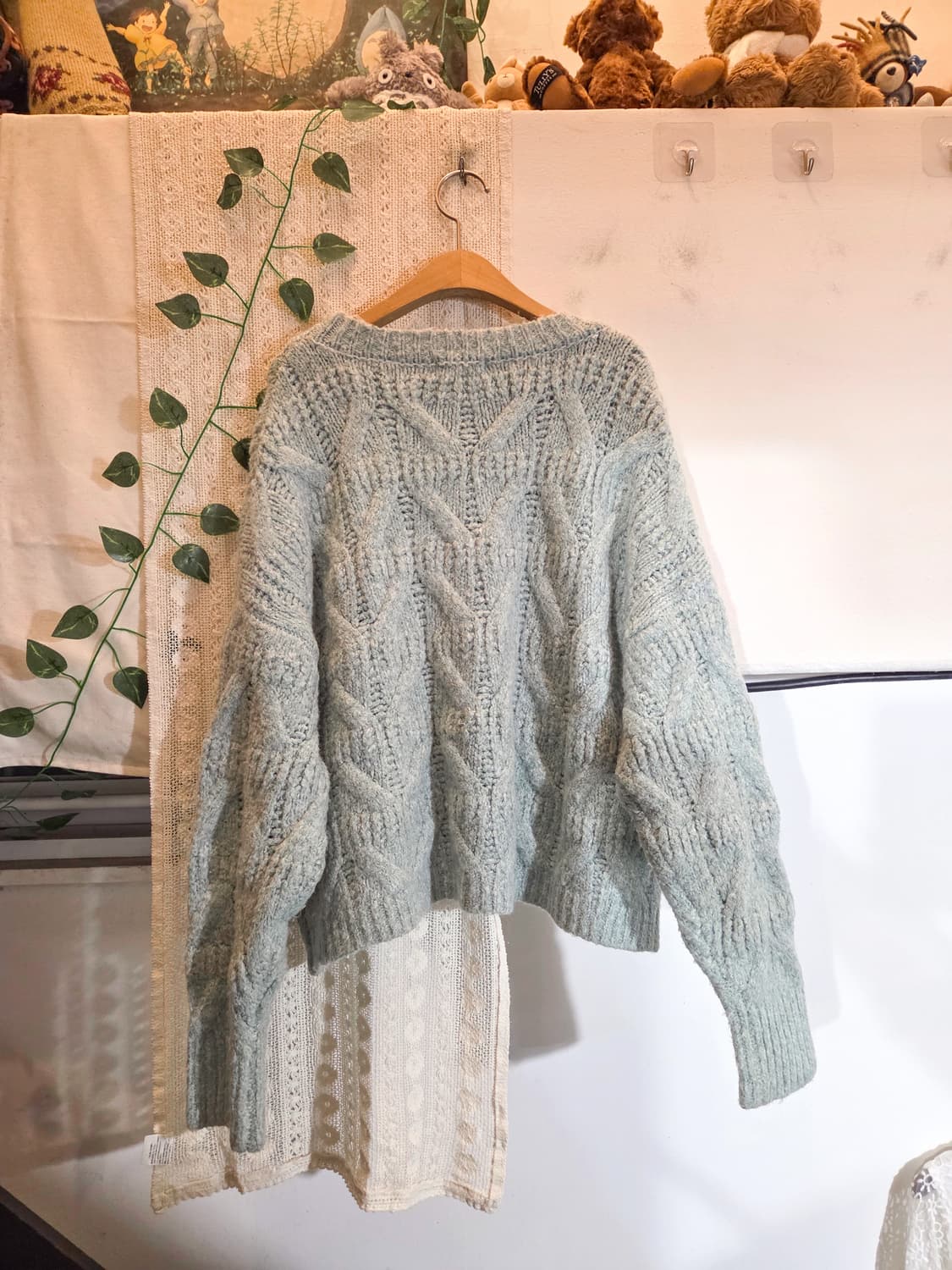 sm2 폼폼 짜임 니트 상품이미지4