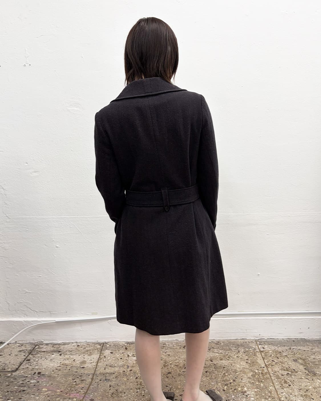 바네사 브루노 벨티드 더블 코트 상품이미지2