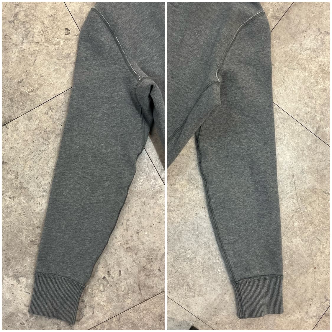 아베크롬비 럭비볼 기모 후드티 그레이 S #csz2973 상품이미지9