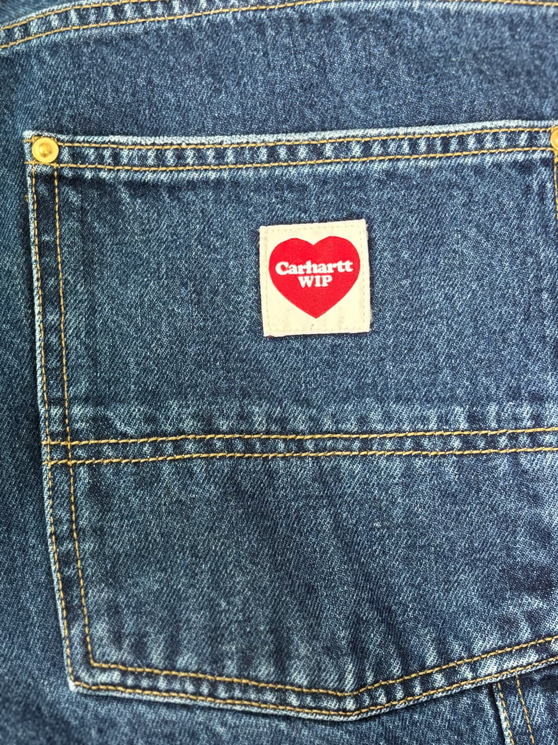 칼하트WIP 내쉬 더블니 팬츠 스톤 워시드 L 상품이미지3