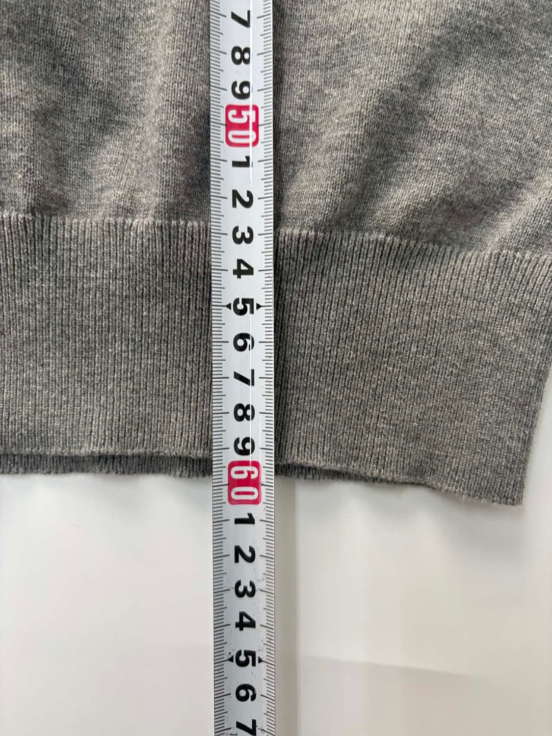 폴로 랄프로렌 신형 라벨 그레이 피마코튼 브이넥 니트(S) 상품이미지7