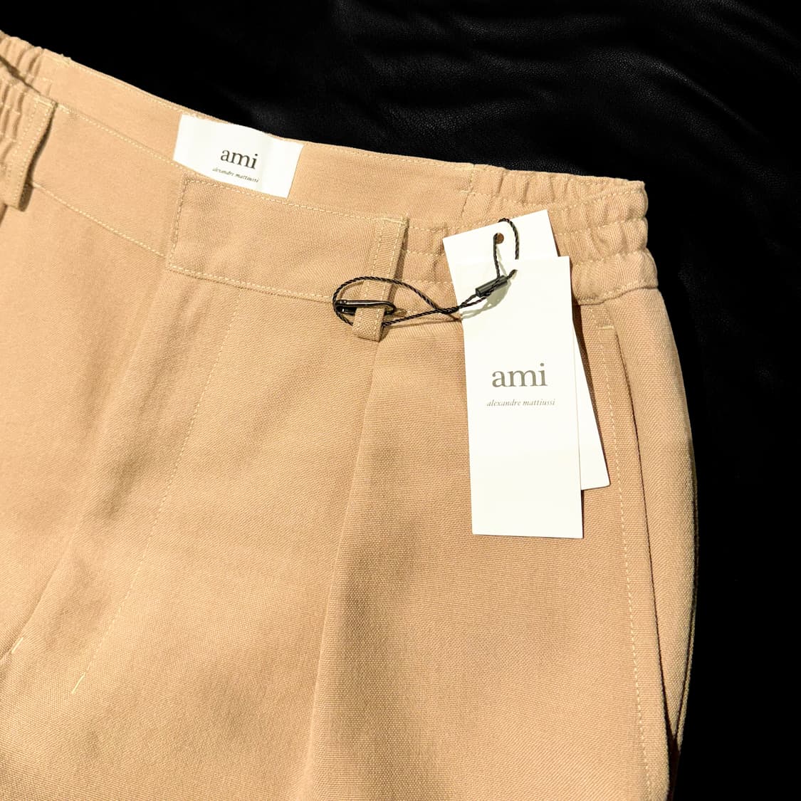 아미 코튼 팬츠 베이지 상품이미지3