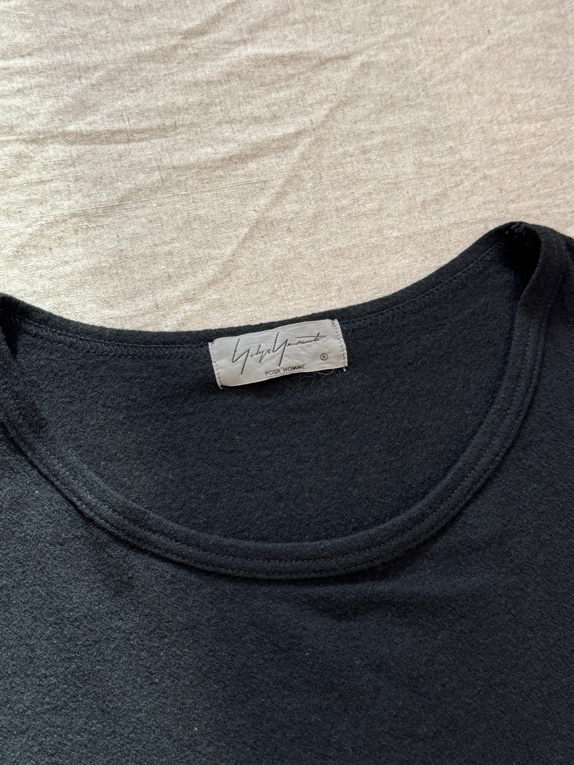 요지야마모토 뿌르옴므 오버사이즈 수퍼120 울 롱슬리브 상품이미지5